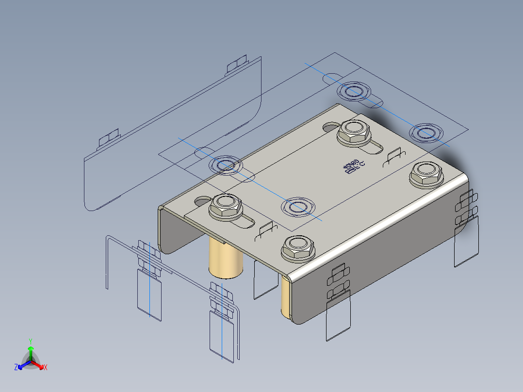 导向板项目255-220和255-350主视图
