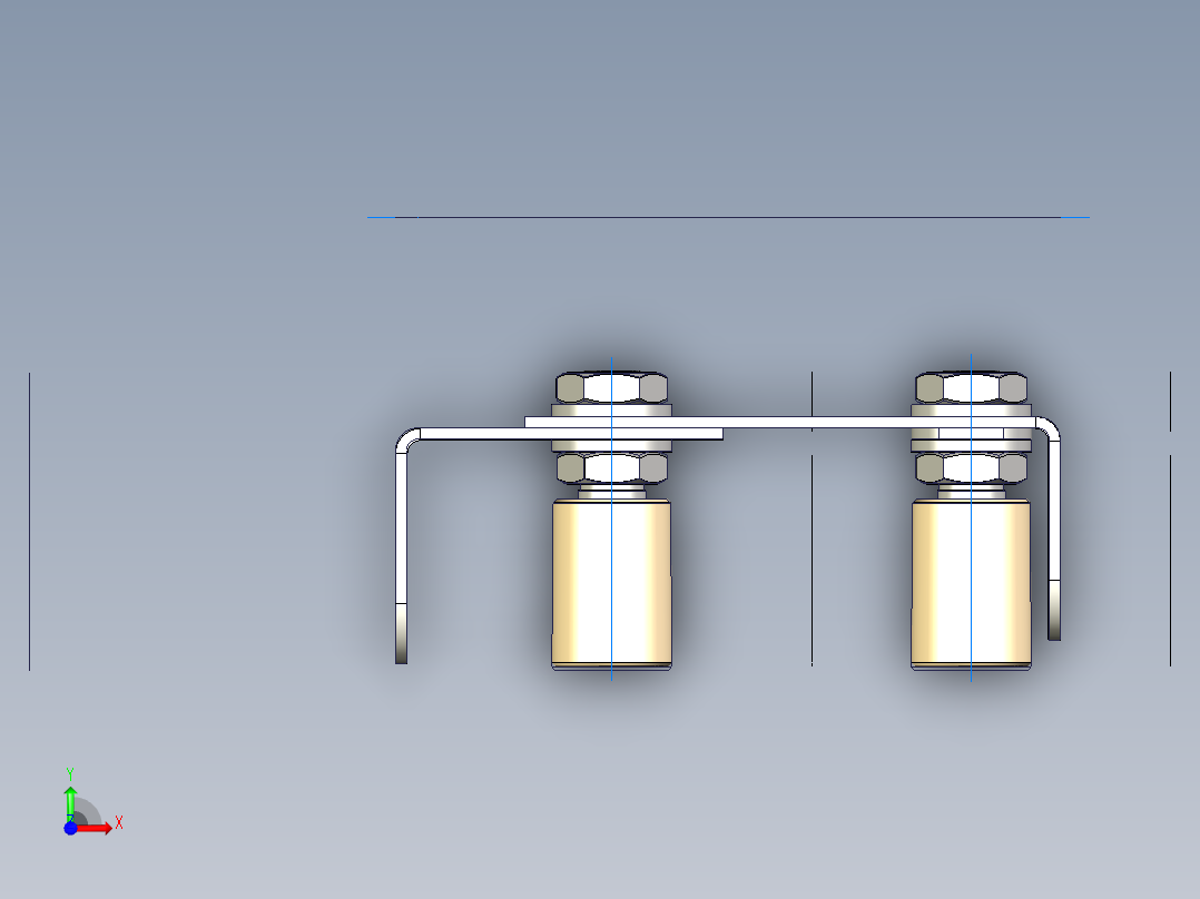 导向板项目255-220和255-350前视图