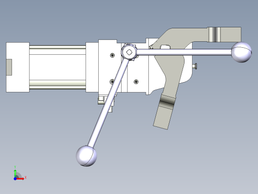 德克斯TUNKERS气缸数模V2_50_1_Z_A11_T12_45~105前视缩略图