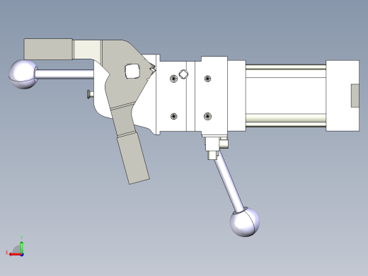 德克斯TUNKERS气缸数模V2_50_1_Z_A11_T12_45~105后视缩略图