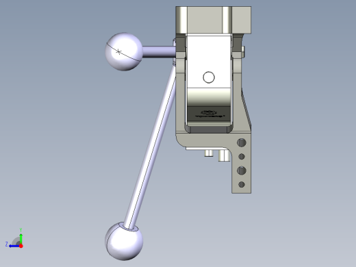 德克斯TUNKERS气缸数模V2_50_1_Z_A11_T12_45~105右视缩略图
