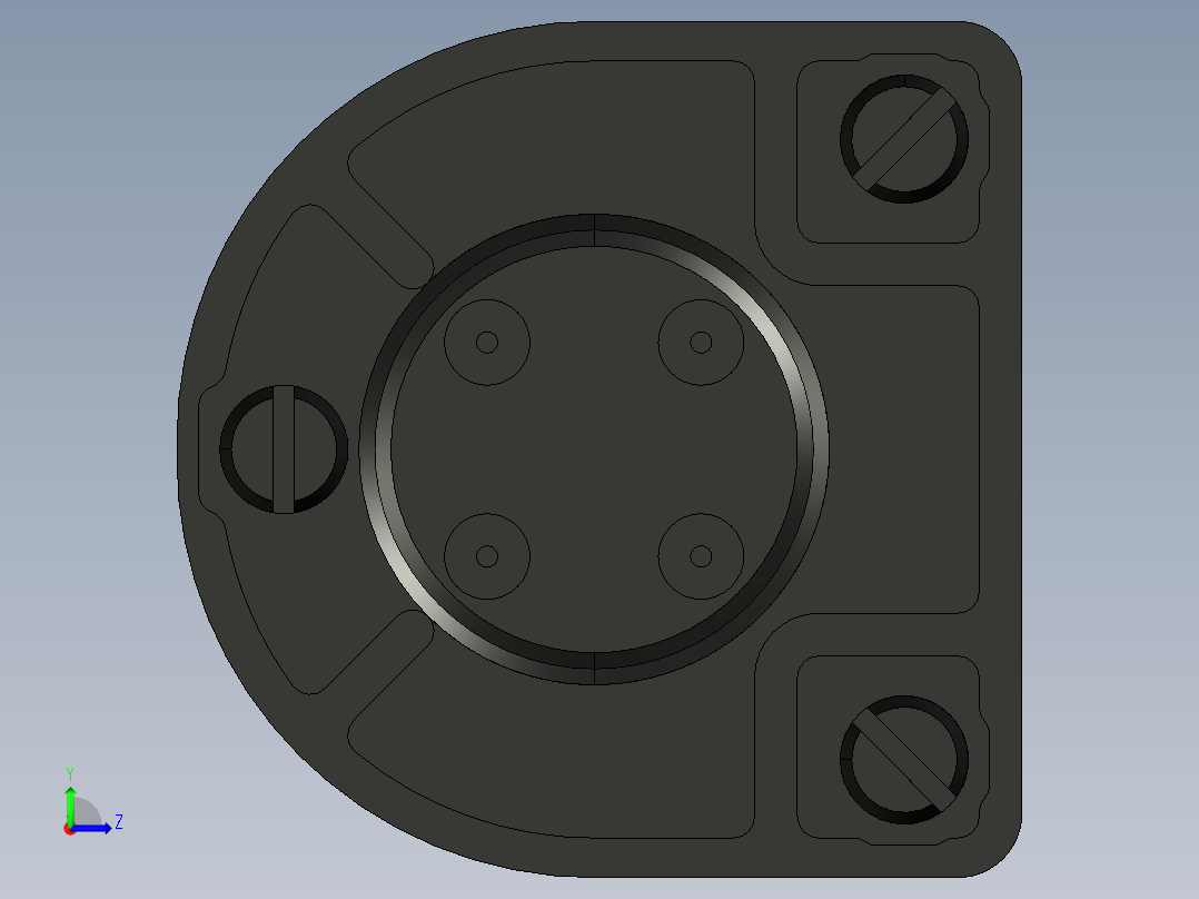 型材-BR 40X40HR COVER CAP 3842548787左视图