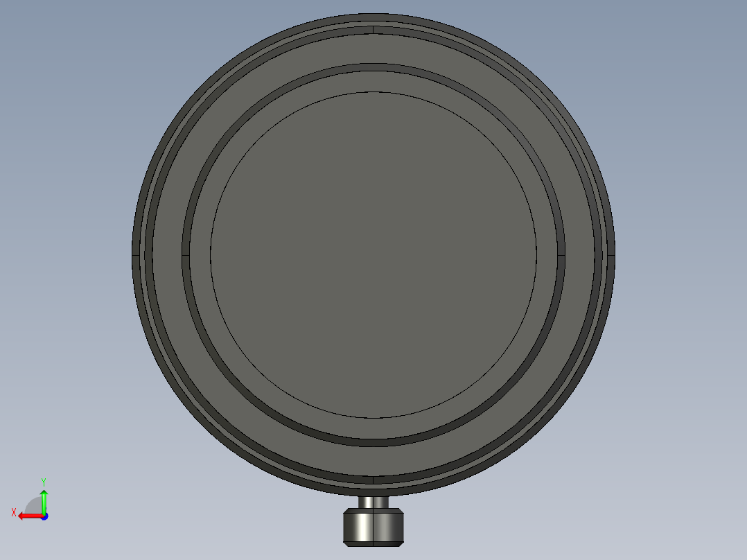 基恩士CV-L35_kc图纸模型后视图