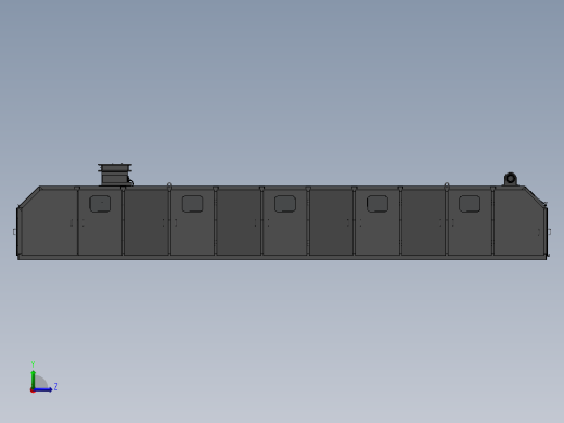 全封闭式称重给煤机（称重式皮带机）左视缩略图
