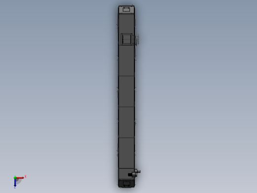 全封闭式称重给煤机（称重式皮带机）俯视缩略图