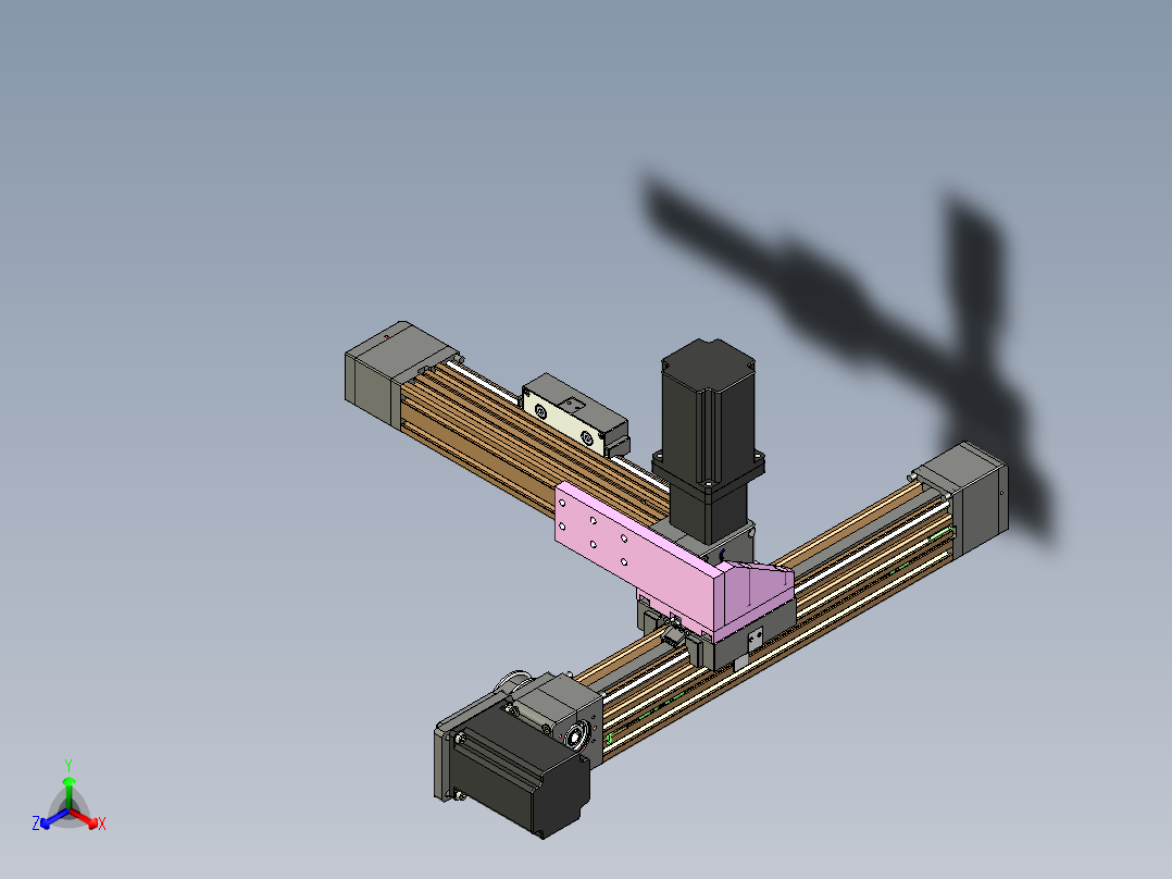 威洛博一般环境皮带-EB4悬臂两轴主视图