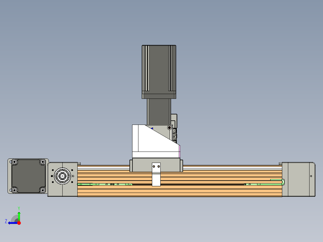 威洛博一般环境皮带-EB4悬臂两轴右视图