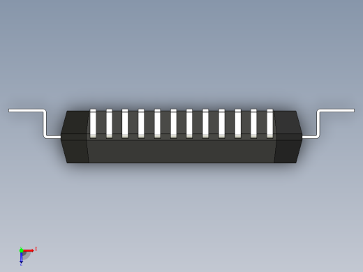 元器件3D封装QFP48_FPT-48P-M16157俯视缩略图