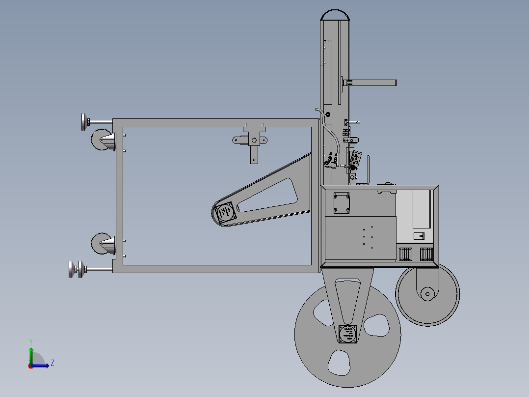 半自包装设备左视图
