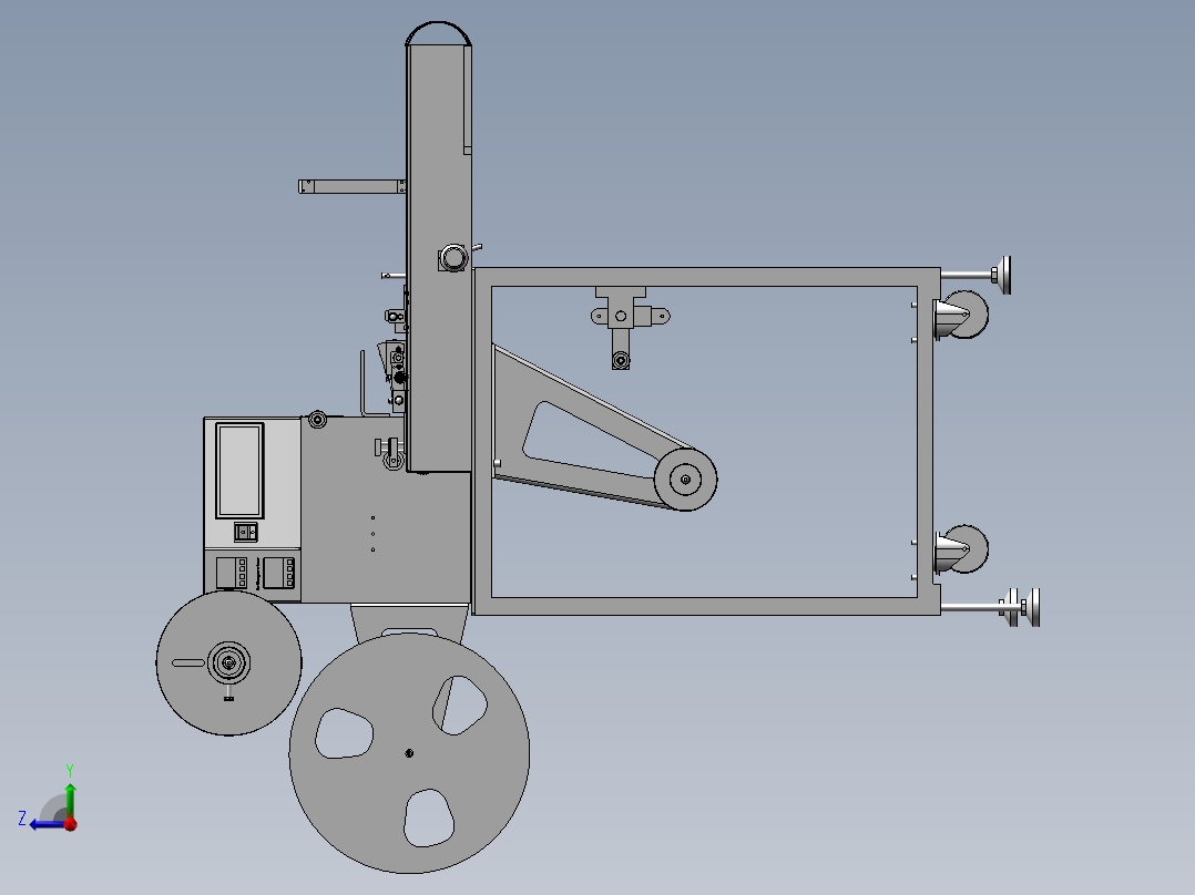 半自包装设备右视图