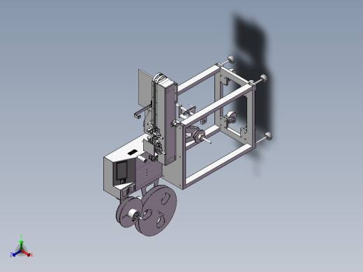 半自包装设备正等轴测缩略图