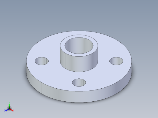 聚氯乙烯配件23-Sch80_Flange One-Piece_SOC_851-007_0.75in