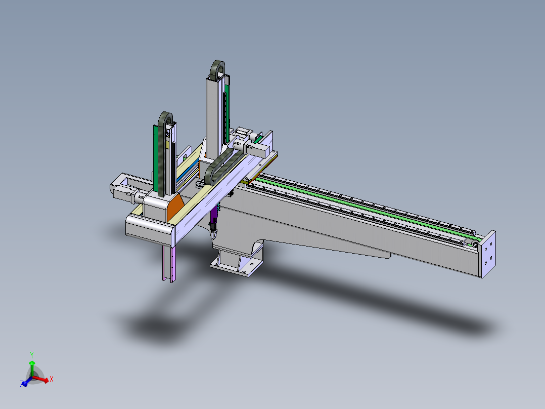 成型机械手、双截双梁置模机械手