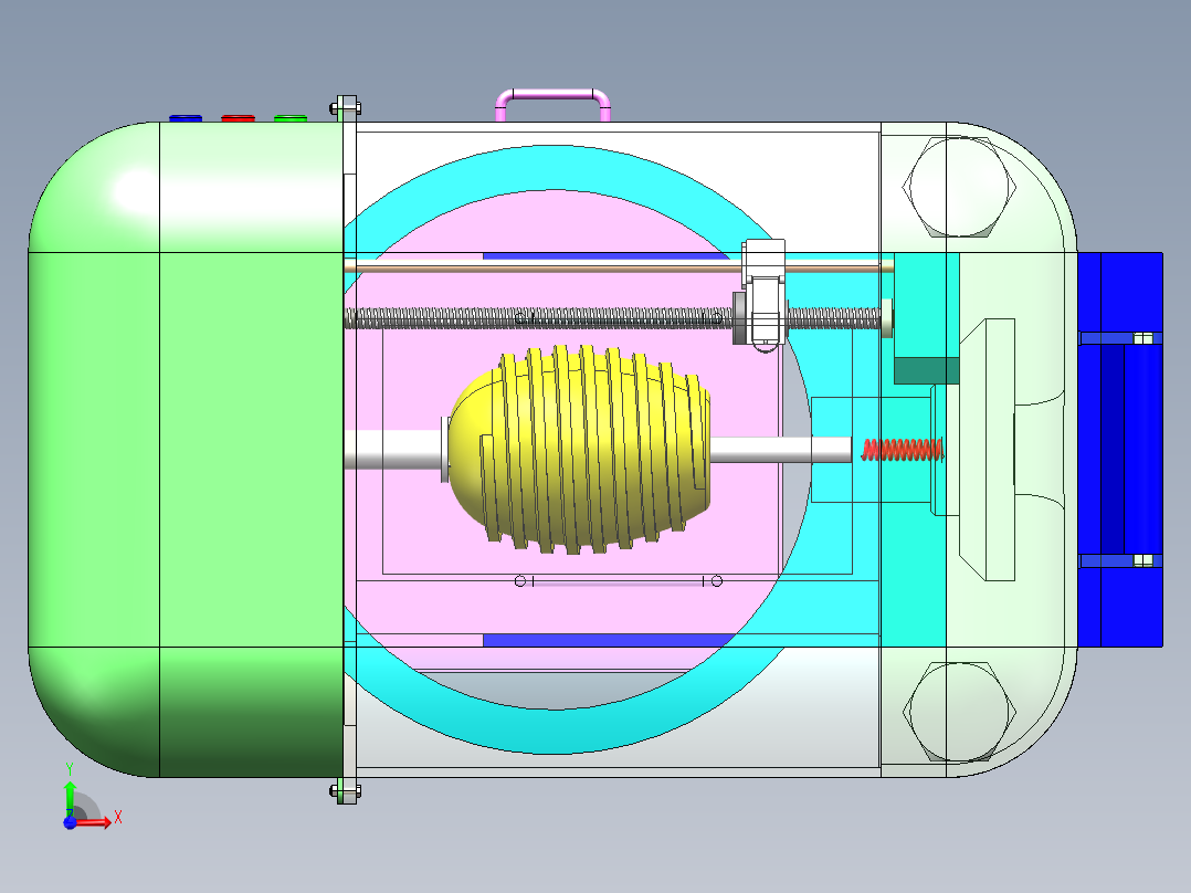 菠萝去皮机1前视图