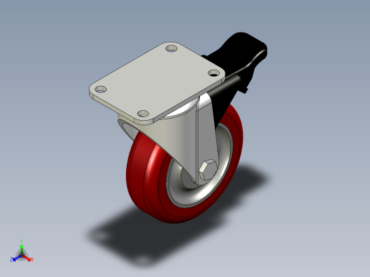 万向轮正等轴测缩略图