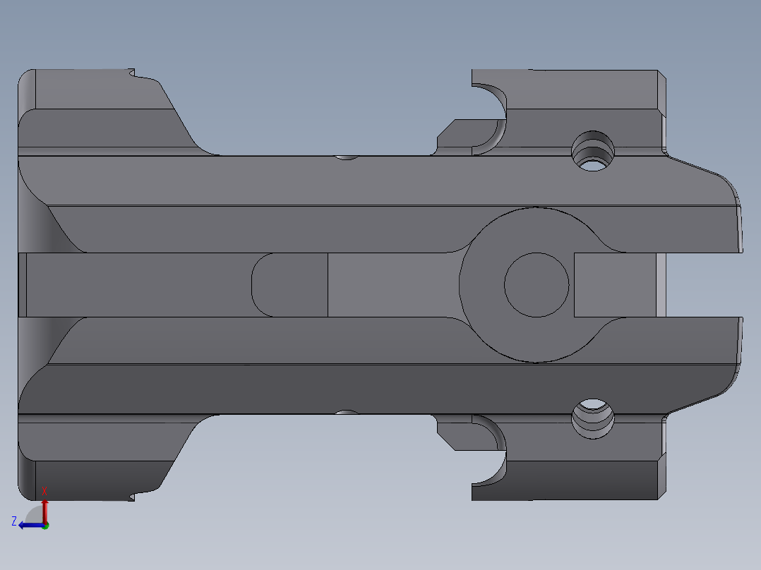 机头体模型后视图