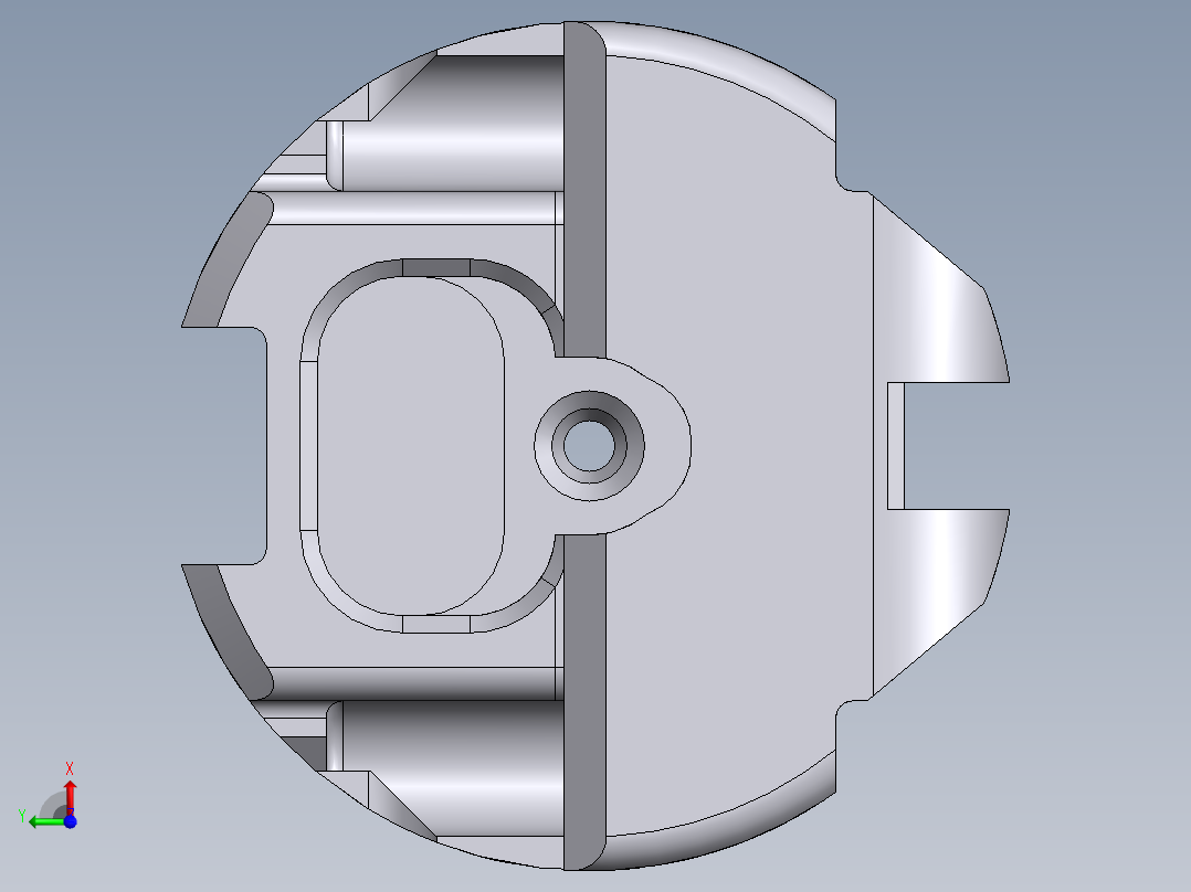 机头体模型右视图