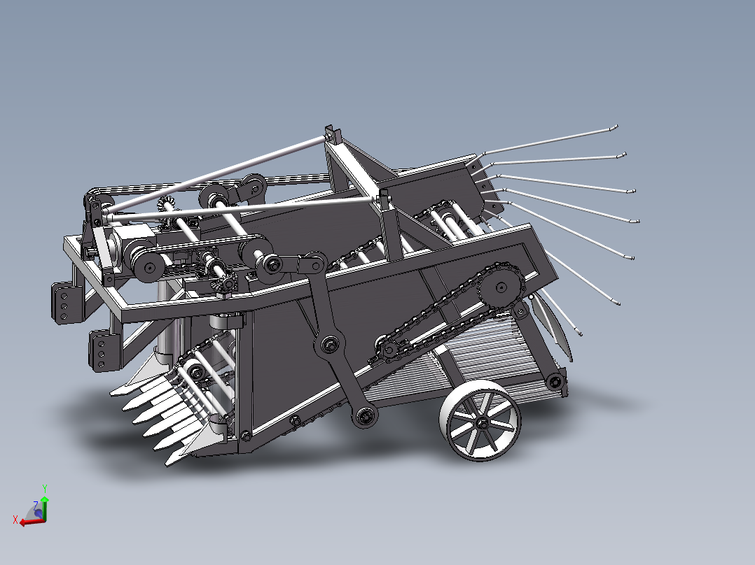 土豆马铃薯收获机sw20可编辑