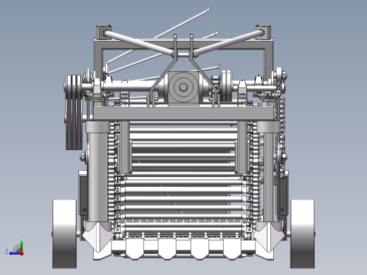 土豆马铃薯收获机sw20可编辑右视缩略图