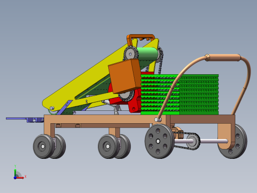 蔬菜收获机前视缩略图