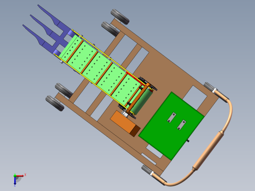 蔬菜收获机俯视缩略图