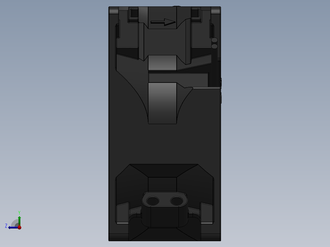 扇热风扇(80mm)右视图