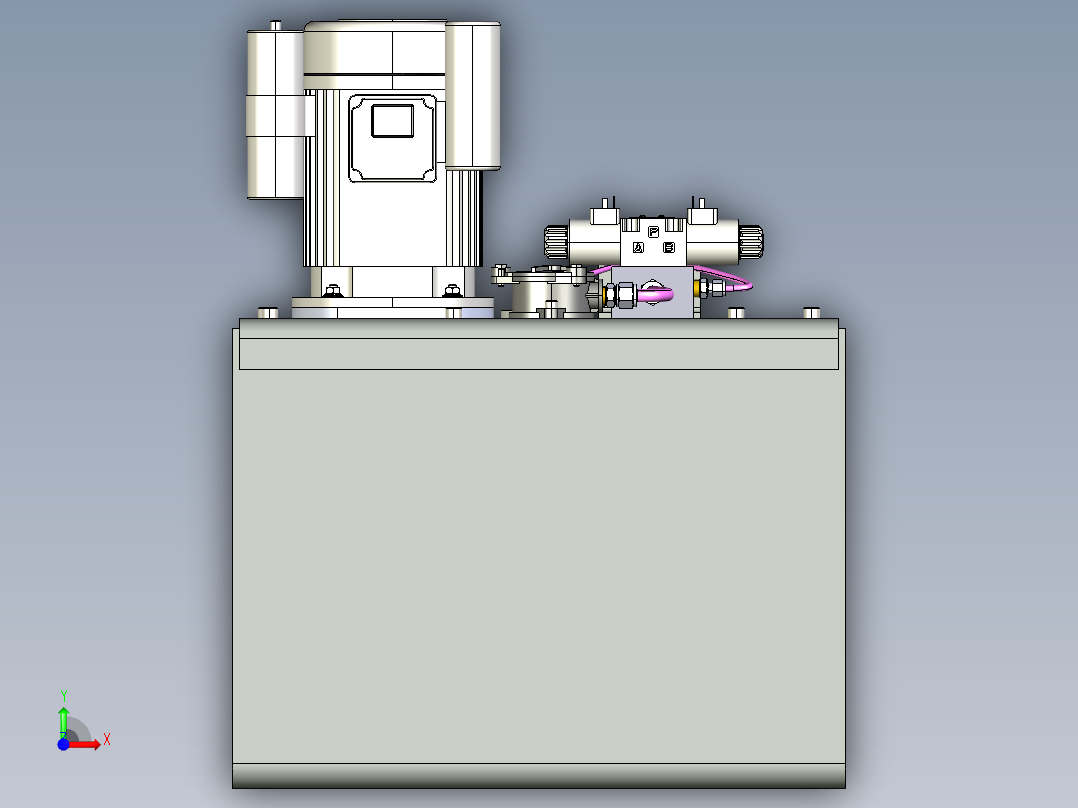 A3003561-液压动力单元前视图