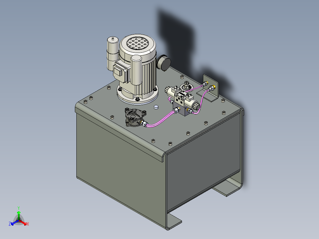 A3003561-液压动力单元正等轴测图