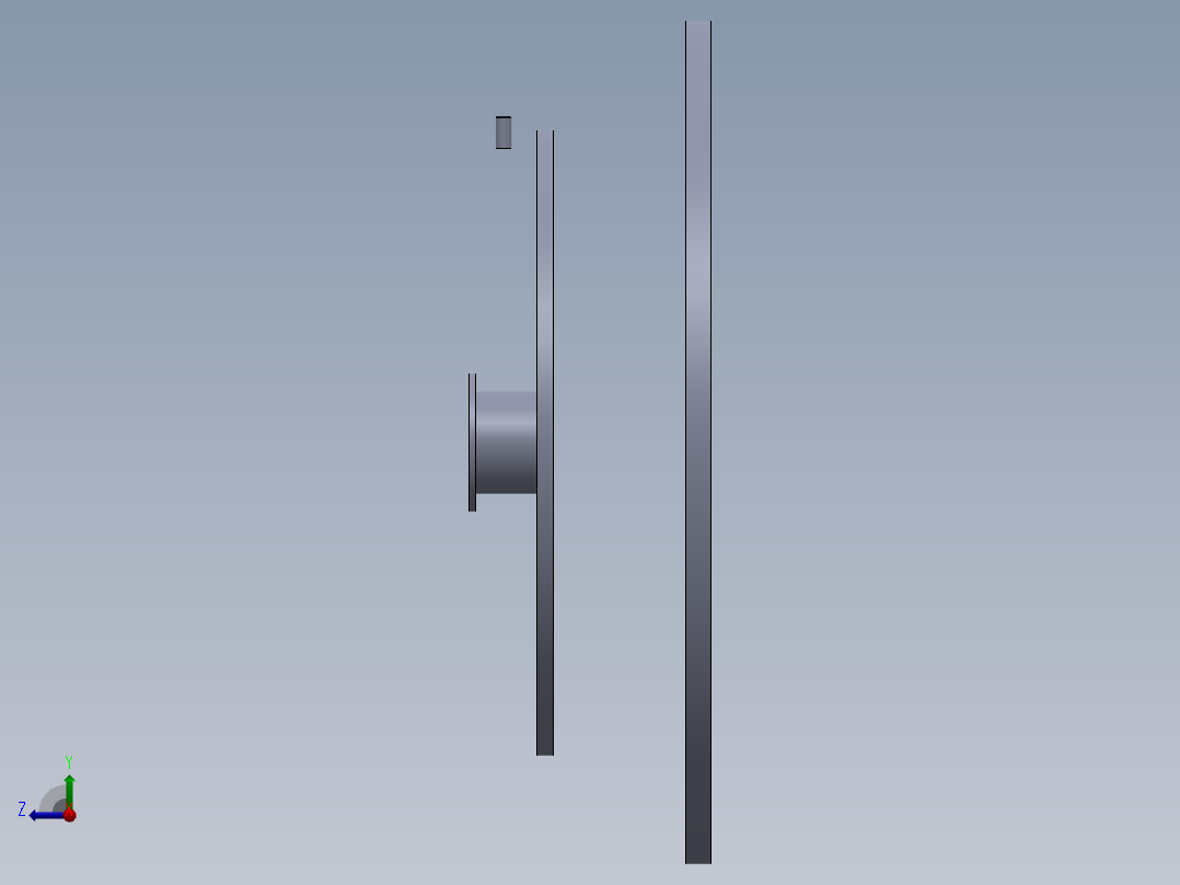数控机床、3轴自动钻孔机床3D模型_1100右视图