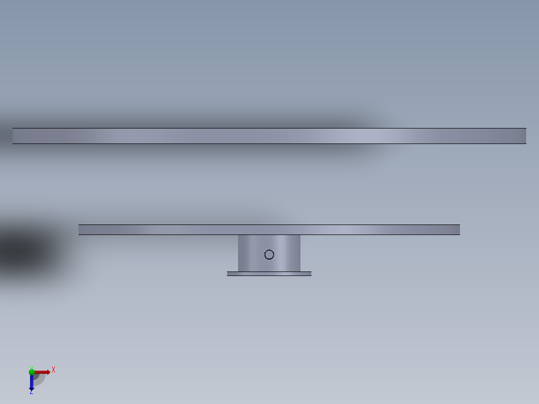 数控机床、3轴自动钻孔机床3D模型_1100俯视图