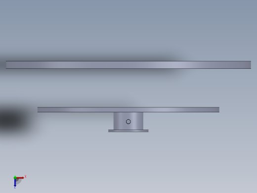 数控机床、3轴自动钻孔机床3D模型_1100俯视缩略图