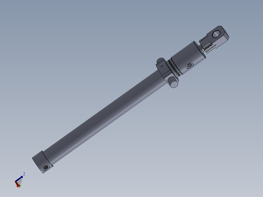 焊接型液压缸（带固定支柱） 100x60x1200 mm