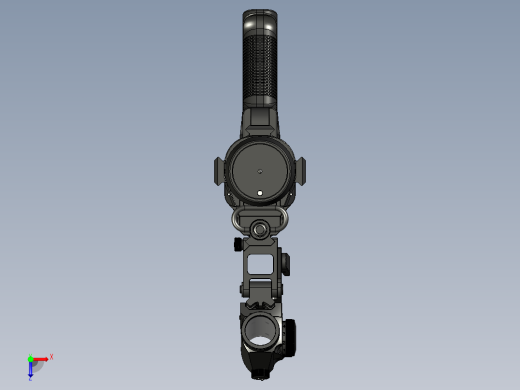 手枪左轮冲锋枪老式狙击步枪设计3D图纸grom-l-grenade-launcher-1 2 STP俯视缩略图