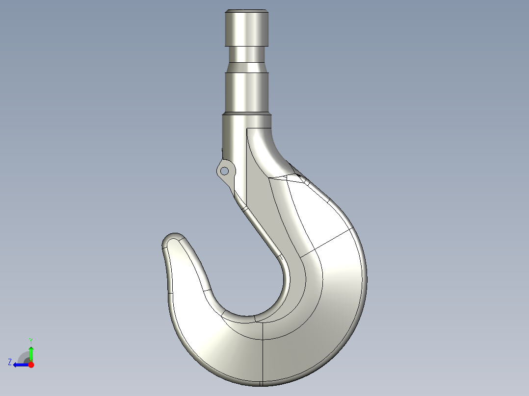 G883-83-10吨单钩右视图