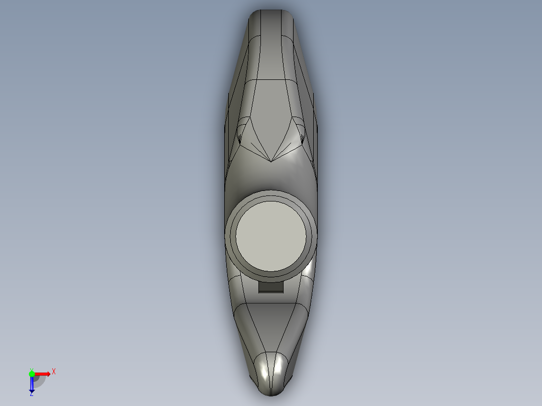 G883-83-10吨单钩俯视图