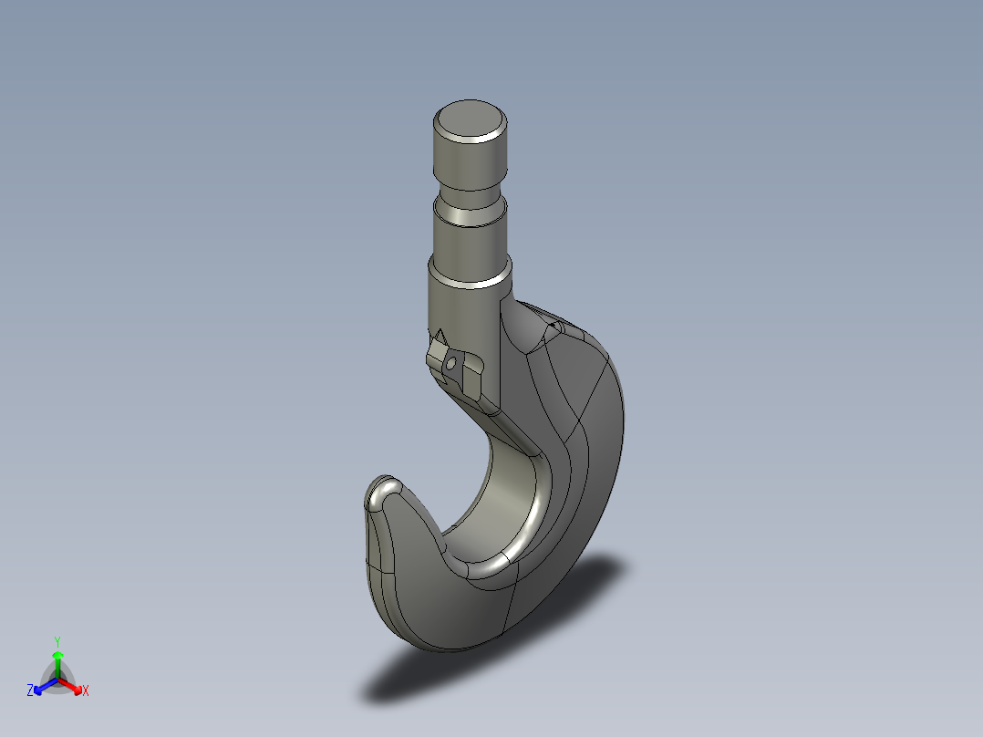 G883-83-10吨单钩正等轴测图