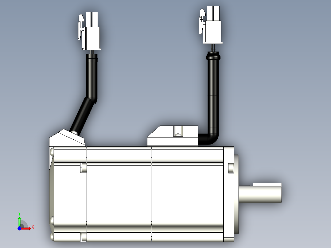松下200W伺服电机前视图