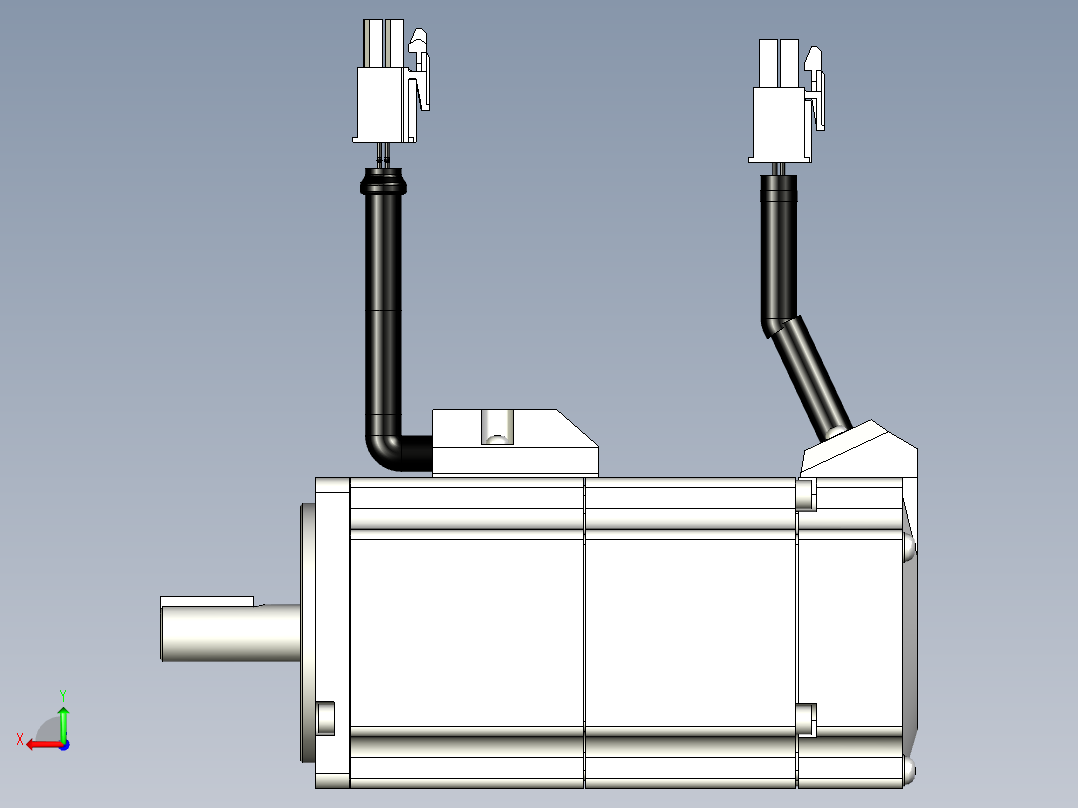 松下200W伺服电机后视图
