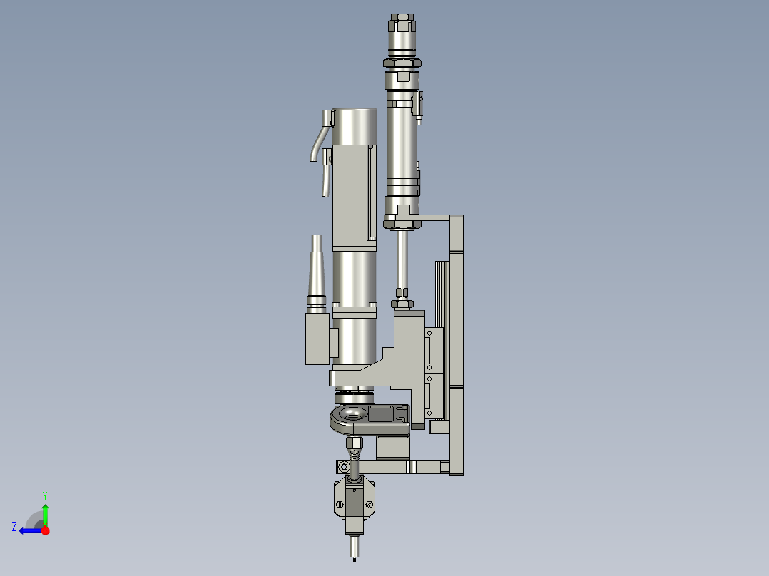 M3螺丝吹打右视图