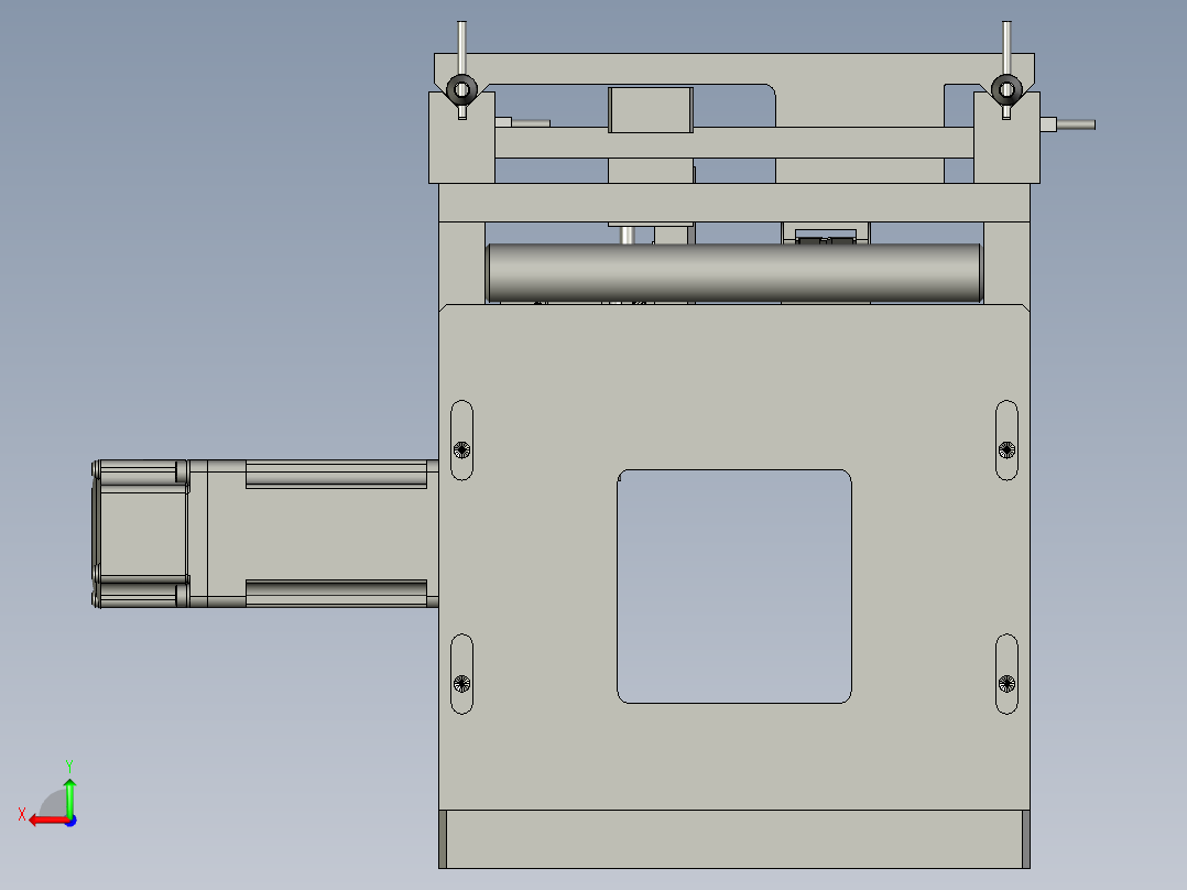 移栽模组后视图
