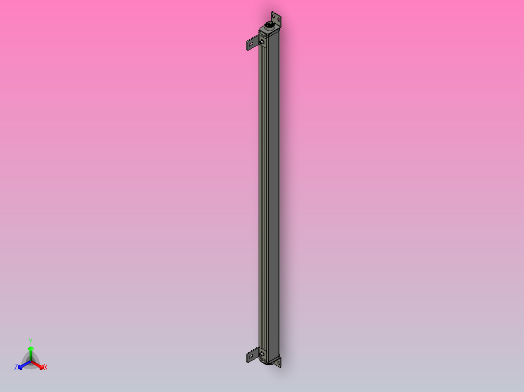 DSN系列通用型安全光栅[DSN5020--FS]正等轴测图