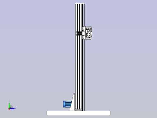 X射线管升降架车左视缩略图