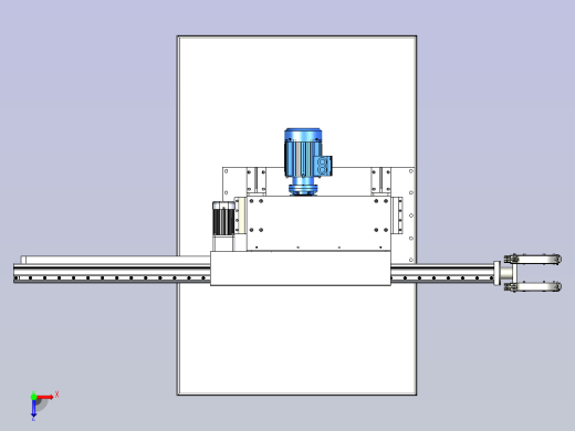 X射线管升降架车俯视缩略图