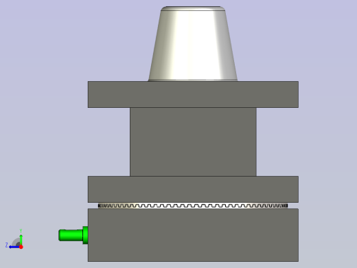 车床电动四方刀架右视缩略图