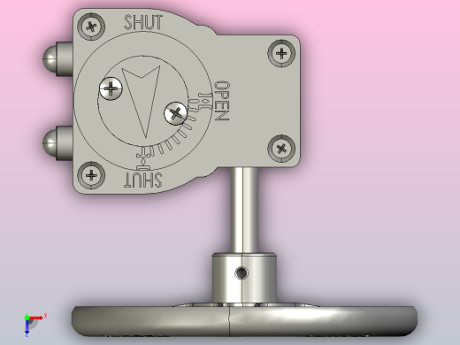 阀门齿轮操作机构GO-01-ISO俯视缩略图