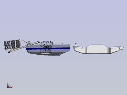 小型除草船前视缩略图