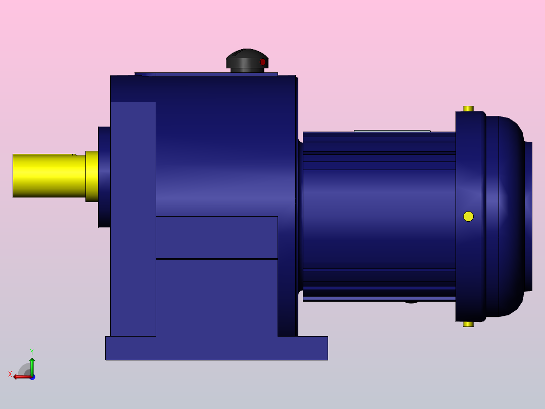 GH10-400W32型电机后视图