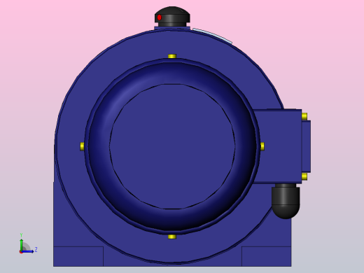 GH10-400W32型电机左视缩略图