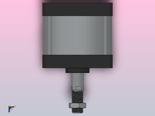 SC气缸SC标准气缸系列SC-200X80-S俯视缩略图
