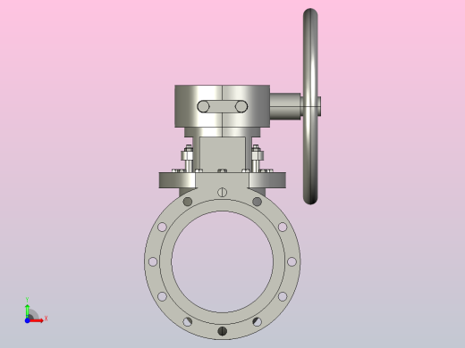 1.6MPa 上装偏心半球阀[300]前视缩略图